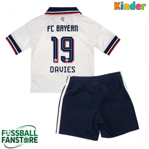 Bayern Munich Alphonso Davies #19 Replik Auswärtstrikot Kinder 2026-27 Kurzarm (+ Kurze Hosen)